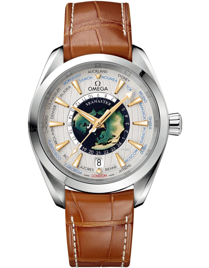 海馬Aqua Terra大師天文台GMT世界時區腕錶